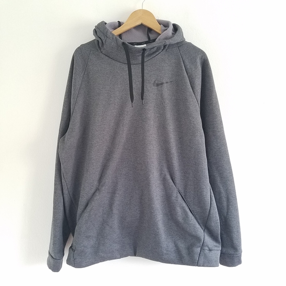 Nike Other - Nike Dri Fit Gray Scuba Hooded Sweater